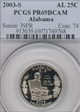 2003-S 25C Alabama PR69DCAM