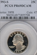 1993-S 25C Clad PR69DCAM