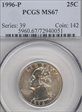 1996-P 25C MS67