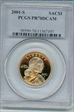 2001-S SAC$1 PR70DCAM