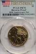 2018-S $1 Native American, Reverse Proof 50th Anniversary Set First Strike PR70
