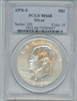 1976-S $1 Silver MS68