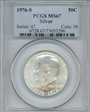 1976-S 50C Silver MS67