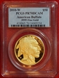 2010-W $50 American Buffalo  .9999 Fine Gold PR70DCAM