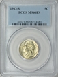 1943-S 5C MS66FS