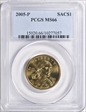 2005-P SAC$1 MS66