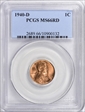 1940-D 1C MS66RD