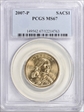 2007-P SAC$1 MS67