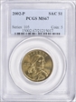 2002-P SAC$1 MS67