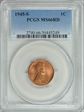 1945-S 1C MS66RD