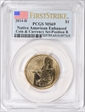 2014-D $1 Native American Enhanced Coin & Currency Set-Position B 1st Strike SP69
