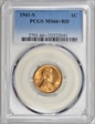 1941-S 1C MS66+ RD