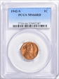 1942-S 1C MS66RD