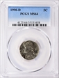 1990-D 5C MS64