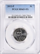 2012-P 5C MS65+ FS