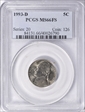1993-D 5C MS66FS