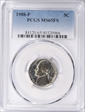 1988-P 5C MS65FS