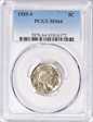1935-S 5C MS64