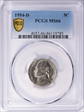 1954-D 5C MS66