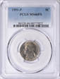 1991-P 5C MS66FS
