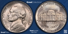 1938-D 5C Jefferson MS67