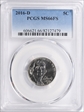2016-D 5C MS66FS