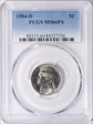 1984-D 5C MS66FS