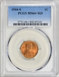 1944-S 1C MS66+ RD