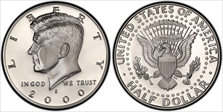 2000-S 50C Silver PR70DCAM