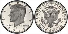 2010-S 50C Silver PR70DCAM