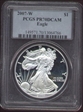 2007-W $1 Silver Eagle PR70DCAM