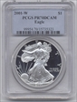 2001-W $1 Silver Eagle PR70DCAM