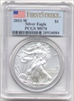 2011-W $1 Burnished Silver Eagle First Strike SP70
