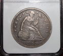 1869 $1 XF40