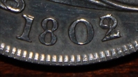 1802 $1 Narrow Date XF45