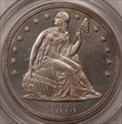 1873 $1 Seated PR62CAM
