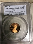 1981-S 1C Type 1 PR69DCAM