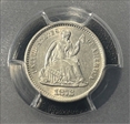 1872-S H10C Mintmark Above Bow AU58
