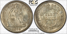 1869-S H10C MS66+