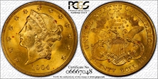 1904 $20 MS64