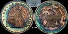 1873 $1 Seated PR63