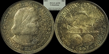 1893 50C Columbian AU55