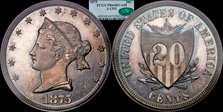 1875 20C J-1392 PR64DCAM