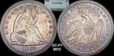 1868 $1 PR63