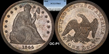 1844 $1 PR62