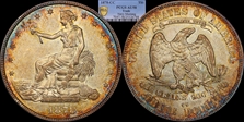 1878-CC T$1 Trade AU58