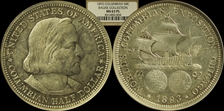 1893 50C Columbian MS63PL