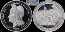 1892 Medal HK-222a World's Columbian Expo PR66DCAM