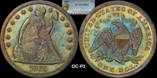 1869 $1 PR62