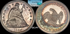 1855 $1 PR63